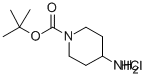 4-氨基-1-叔丁氧羰基哌啶盐酸盐结构式_179110-74-8结构式