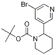 Tert-butyl 2-(5-bromopyridin-3-yl)piperidine-1-carboxylate Structure,179119-98-3Structure