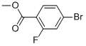 Methyl 4-Bromo-2-fluorobenzoate Structure,179232-29-2Structure