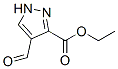 乙基 4-甲酰基-1H-吡唑-3-羧酸结构式_179692-09-2结构式