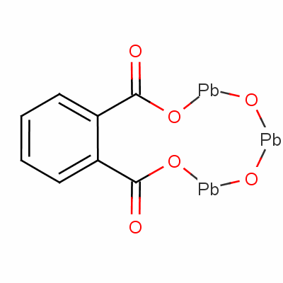 环二-MU-氧三[.MU.-[1,2-苯二羧酸根(2-)合-O1:O2]]铅结构式_17976-43-1结构式