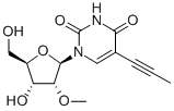 5-(1-丙炔)-2-o-甲基尿苷结构式_179817-95-9结构式