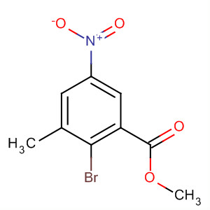 Methyl 2-bromo-3-methyl-5-nitrobenzoate Structure,179897-93-9Structure