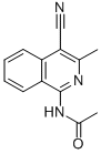 1-乙酰氨基-4-氰基-3-甲基异喹啉结构式_179985-52-5结构式