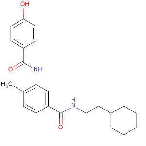 N-(2-环己基乙基)-3-(4-羟基苯酰胺)-4-甲基苯甲酰胺结构式_180136-24-7结构式