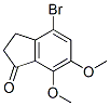 4-溴-6,7-二甲氧基茚酮结构式_18028-29-0结构式