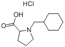 1-Cyclohexylmethyl-pyrrolidine-2-carboxylic acid hydrochloride Structure,180845-74-3Structure