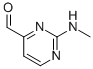 2-(甲基氨基)嘧啶-4-羧醛结构式_180869-39-0结构式