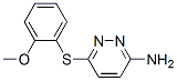 6-[(2-甲氧基苯基)硫代]-3-氨基哒嗪结构式_180900-85-0结构式