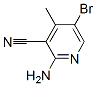 2-氨基-5-溴-4-甲基吡啶-3-甲腈结构式_180994-87-0结构式