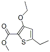 2-Thiophenecarboxylicacid,3-ethoxy-5-ethyl-,methylester(9ci) Structure,181063-74-1Structure