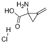 1-氨基-2-亚甲基环丙烷羧酸 (盐酸盐)结构式_181712-46-9结构式