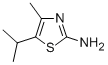 5-异丙基-4-甲基-1,3-噻唑-2-胺结构式_18193-59-4结构式