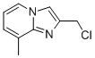 2-(氯甲基)-8-甲基咪唑并[1,2-a]吡啶盐酸盐 0.87H2O结构式_182181-42-6结构式