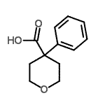 4-Phenyltetrahydropyran-4-carboxylic acid Structure,182491-21-0Structure
