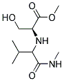 (9ci)-n-[2-甲基-1-[(甲基氨基)羰基]丙基]-L-丝氨酸甲酯结构式_182552-08-5结构式