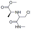 L-alanine,n-[1-(chloromethyl)-2-(methylamino)-2-oxoethyl]-,methylester(9ci) Structure,182552-14-3Structure