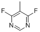 (8CI)-4,6-二氟-5-甲基嘧啶结构式_18260-64-5结构式
