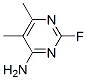(8CI)-4-氨基-2-氟-5,6-二甲基嘧啶结构式_18260-67-8结构式