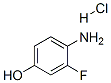 4-氨基-3-氟苯酚盐酸盐结构式_18266-53-0结构式