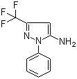 2-苯基-5-三氟甲基-2H-吡唑-3-胺结构式_182923-55-3结构式