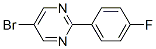 (9CI)-5-溴-2-(4-氟苯基)-嘧啶结构式_183437-94-7结构式