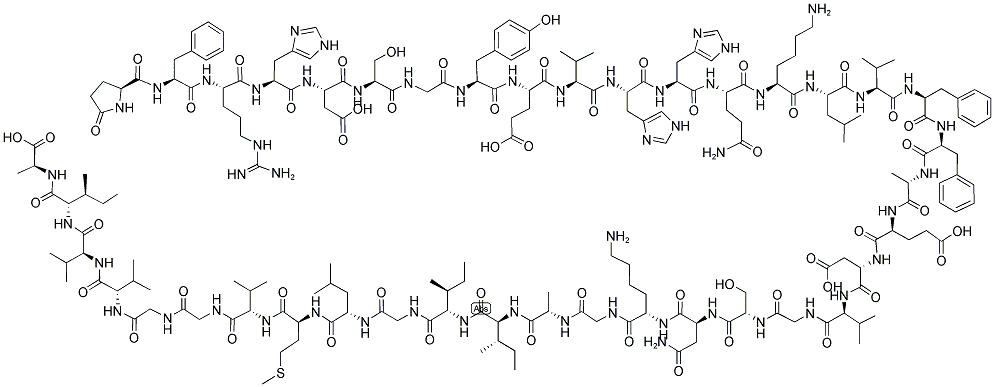 (Pyr3)-淀粉β-蛋白结构式_183449-57-2结构式