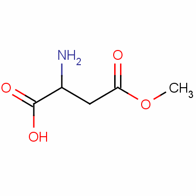 2-氨基-4-甲氧基-4-氧代丁酸结构式_1835-51-4结构式