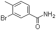 3-溴-4-甲基苯甲酰胺结构式_183723-09-3结构式
