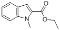 1-甲基吲哚-2-羧酸乙酯结构式_18450-24-3结构式