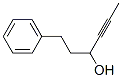 1-苯基-4-己炔-3-醇结构式_184577-40-0结构式
