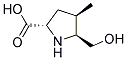 L-proline, 5-(hydroxymethyl)-4-methyl-, (4r,5s)-(9ci) Structure,185017-71-4Structure