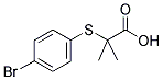 2-[(4-溴苯基)硫代]-2-甲基丙酸结构式_18527-16-7结构式
