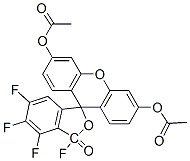3,4,5,6-四氟荧光素二乙酸盐结构式_185318-75-6结构式