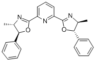 2,6-双[(4S,5S)-4-甲基-5-苯基-2-唑啉基]吡啶结构式_185346-20-7结构式