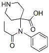 4-[(1-氧丙基)苯胺]-4-哌啶羧酸结构式_186022-53-7结构式