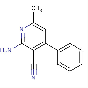 2-氨基-6-甲基-4-苯基-3-吡啶甲腈结构式_18631-33-9结构式