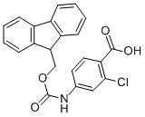 Fmoc-4-氨基-2-氯苯甲酸结构式_186320-13-8结构式
