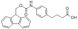 Fmoc-4-(4-氨基苯基)丁酸结构式_186320-14-9结构式