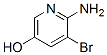 2-氨基-3-溴-5-羟基吡啶结构式_186593-53-3结构式