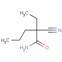  2-氰基-2-乙基-戊酰胺结构式_18705-37-8结构式