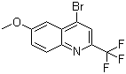 4-Bromo-6-methoxy-2-(trifluoromethyl)quinoline Structure,18706-38-2Structure