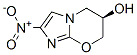 (R)-2-硝基-6,7-二氢-5H-咪唑[2,1-b][1,3]噁唑-6-醇结构式_187235-13-8结构式