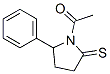 (9ci)-1-乙酰基-5-苯基-2-吡咯烷硫酮结构式_187276-87-5结构式