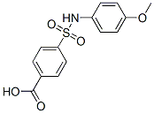 4-(4-Methoxy-phenylsulfamoyl)-benzoic acid Structure,18738-58-4Structure