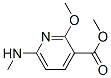 2-甲氧基-6-(甲基氨基)烟酸甲酯结构式_187480-13-3结构式