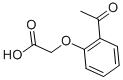 (2-乙酰基苯氧基)乙酸结构式_1878-62-2结构式