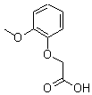 2-Methoxyphenoxyacetic acid Structure,1878-85-9Structure