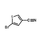 5-溴噻吩-3-甲腈结构式_18792-00-2结构式