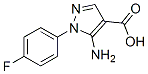 5-氨基-1-(4-氟苯基)-1H-吡唑-4-羧酸结构式_187949-90-2结构式